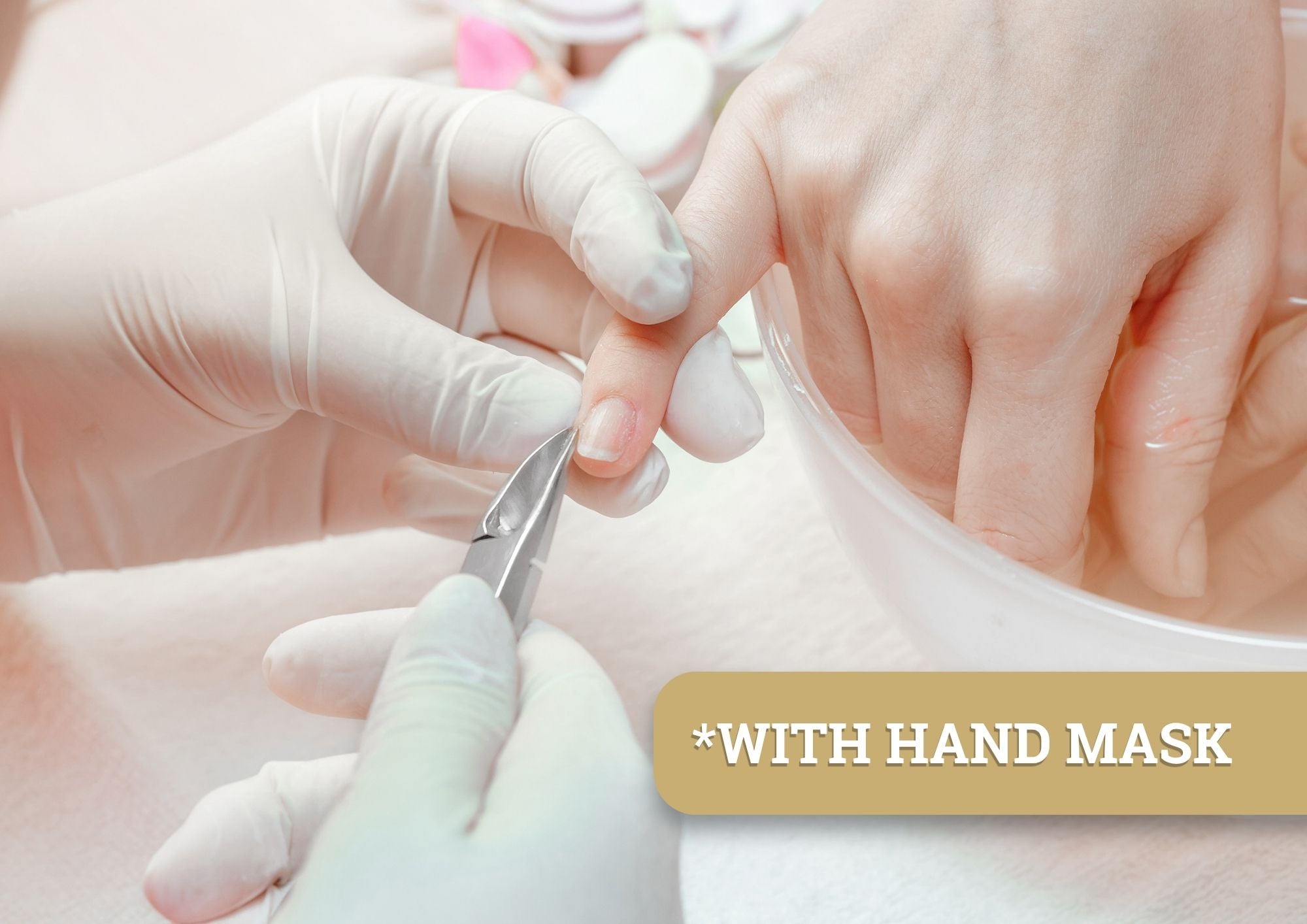 An image of a hand being maniured